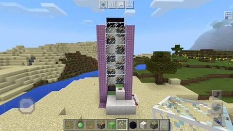 我的世界怎么做梯子