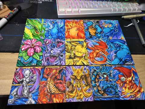 神奇宝贝怎么画图片