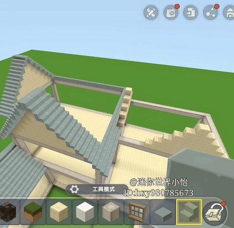 迷你世界如何做隐房子[图2]