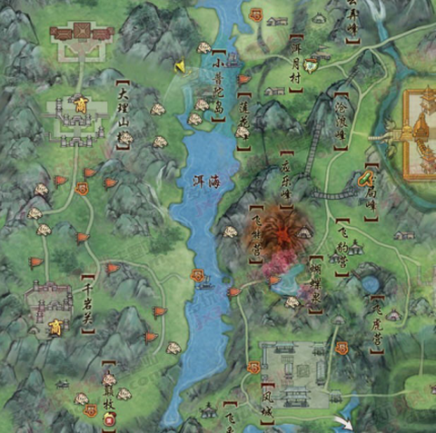 剑网3怎么去苍山洱海